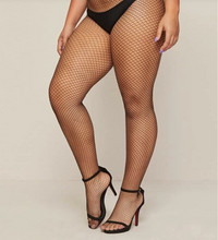 Load image into Gallery viewer, Queen Black Fishnet Tights
