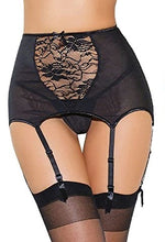 Load image into Gallery viewer, Estanla High-waisted Hollow-out Lace Garter Belt

