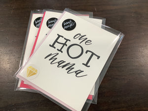Hot mama card