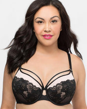 Load image into Gallery viewer, Tulip Strappy Lace Push Up Balconette
