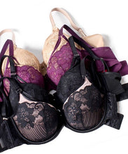 Load image into Gallery viewer, Tulip Strappy Lace Push Up Balconette
